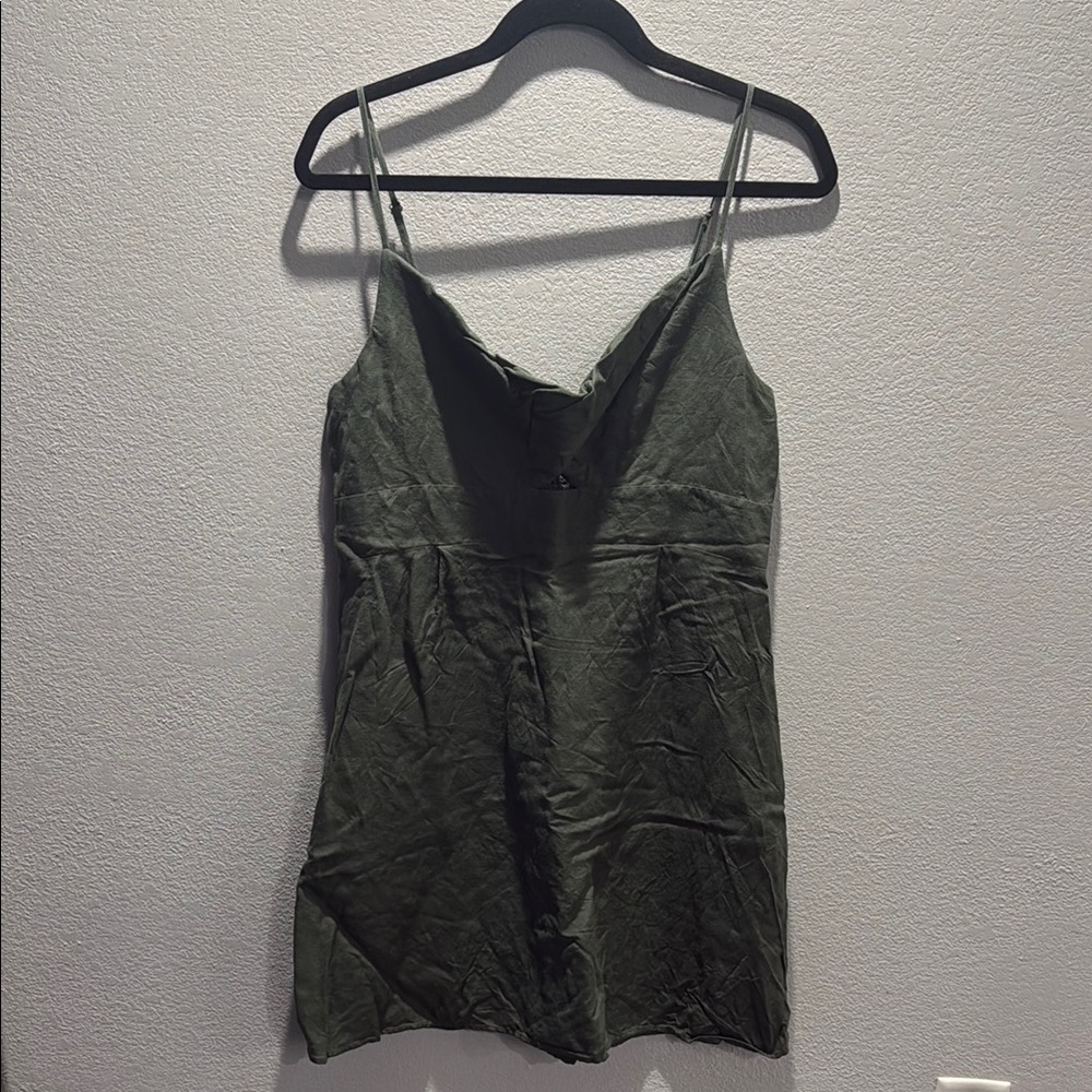 Olive Green Women's dress.